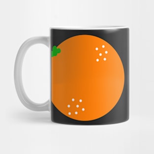 Bright Orange Pattern Mug